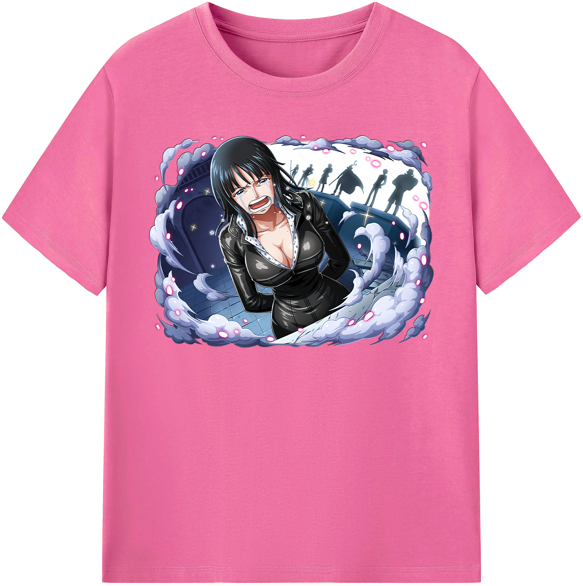ワンピース ニコ・ロビン ONE PIECE Nico Robin レディースカジュアルプリントTシャツ（綿100％）